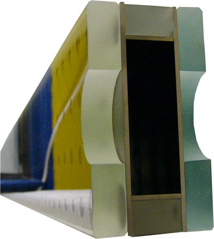 Glassglass sandwich guide